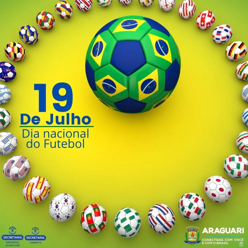 19 de julho: Dia Nacional do Futebol