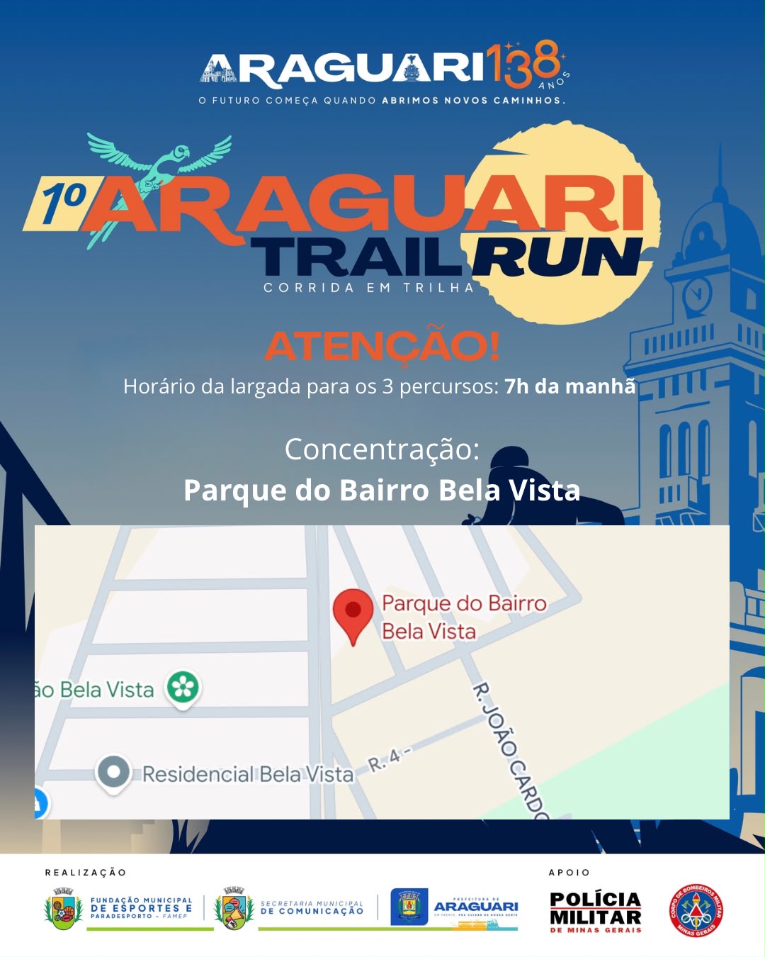 ATENÇÃO, CORREDORES!