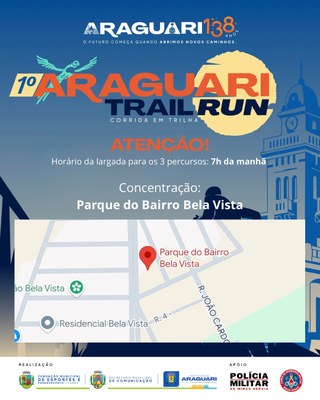 ATENÇÃO, CORREDORES!