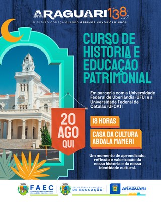 Curso de História e Educação Patrimonial 📚🏛️