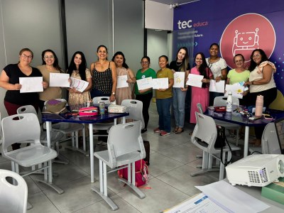 Professores de Computação participam de formação continuada e preparam projetos para Feira Tecnológica