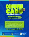 COMUNICADO