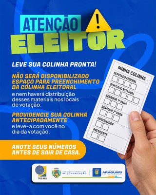 🗳️ VAI VOTAR? DEIXE TUDO PREPARADO!