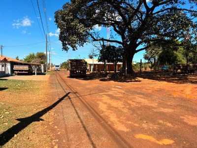 Fresado asfáltico retirado de obras no Aeroporto Santos Dumont é reaproveitado na comunidade de Auto São João